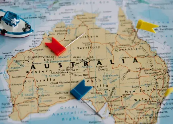 Australian map states